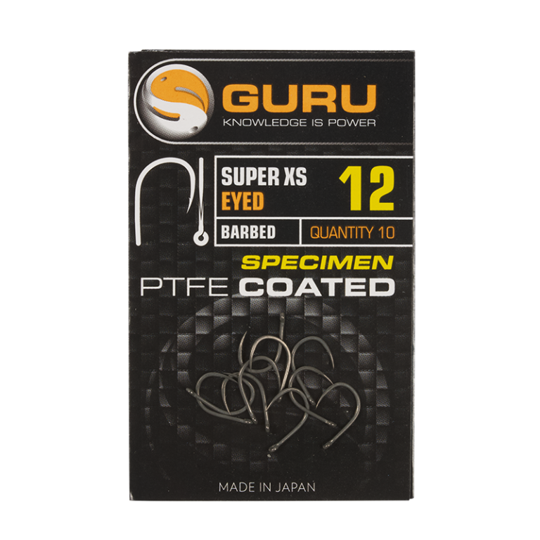 Guru Extra Strong Carp Eyed Hook - Barbed 