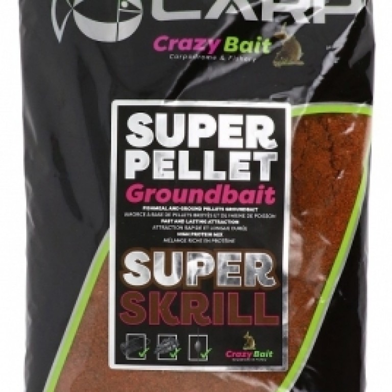 Sensas Crazy Bait Super Pellet Groundbait Super Krill 