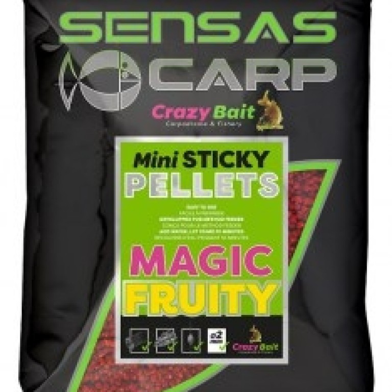 Sensas Crazy Bait Mini Sticky Pellets Magic Fruity 