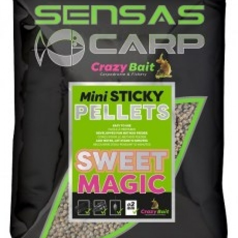 Sensas Crazy Bait Mini Sticky Pellets Sweet Magic 