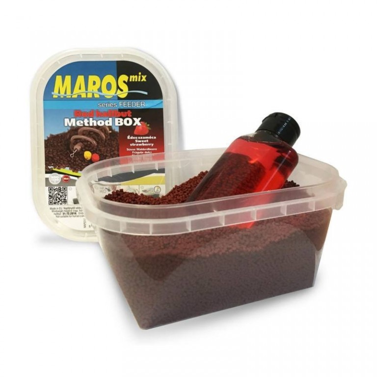Maros Mix Method Box Red Halibut Édes Szamóca