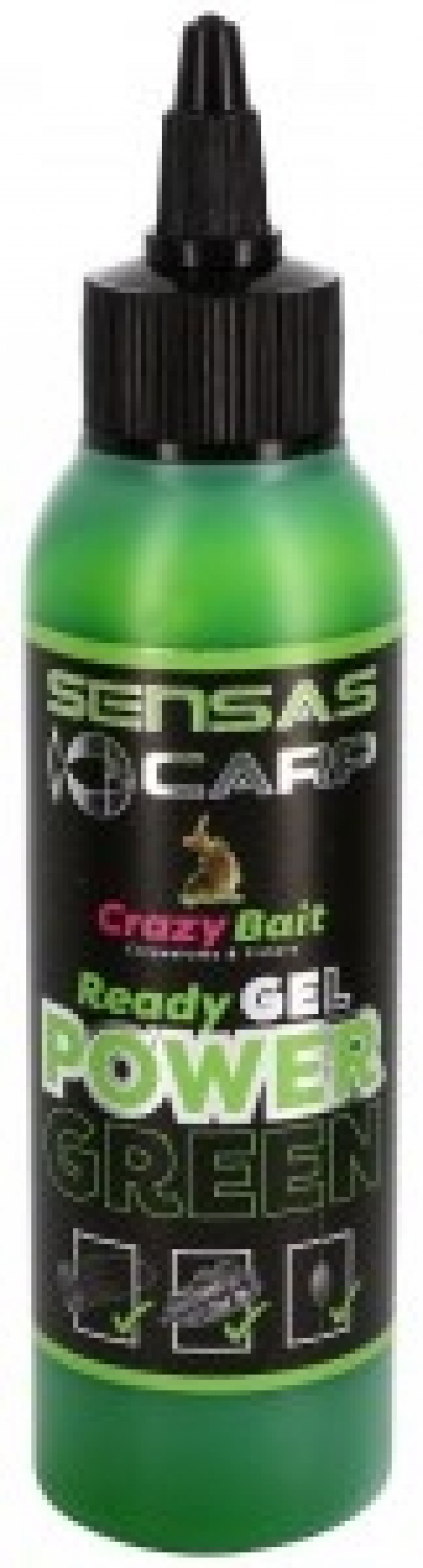 Sensas Crazy Bait Ready Gel Power Green 