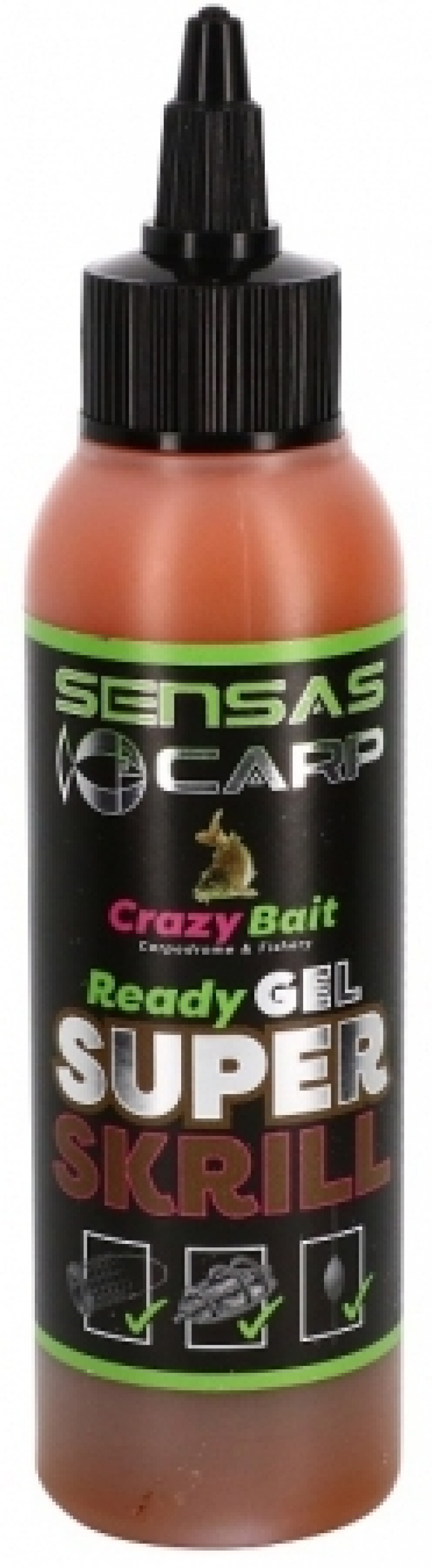 Sensas Crazy Bait Ready Gel Super Krill 