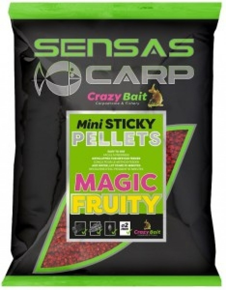 Sensas Crazy Bait Mini Sticky Pellets Magic Fruity 
