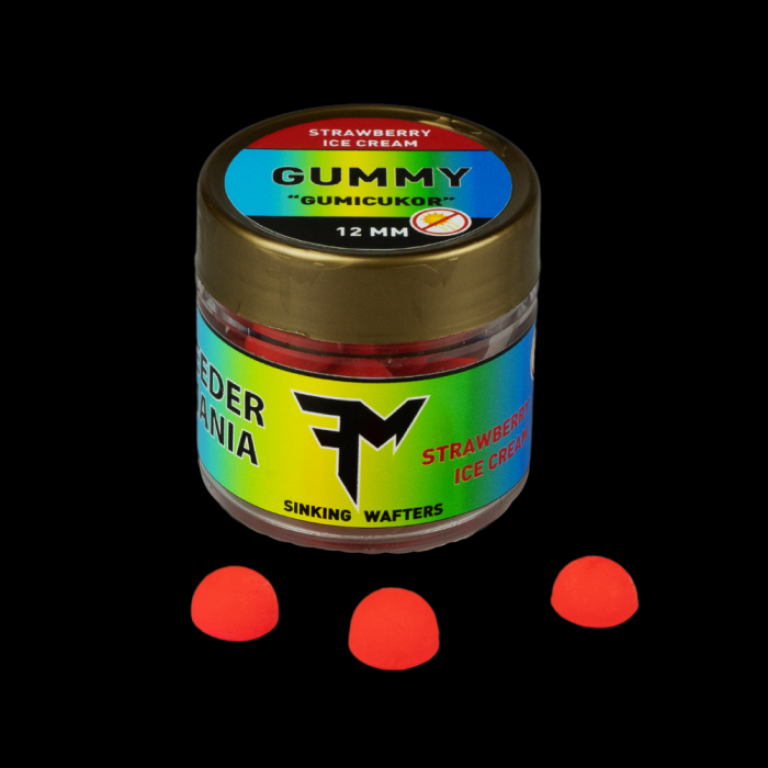 Feedermania Gummy csali Strawberry Ice Cream 12 mm 