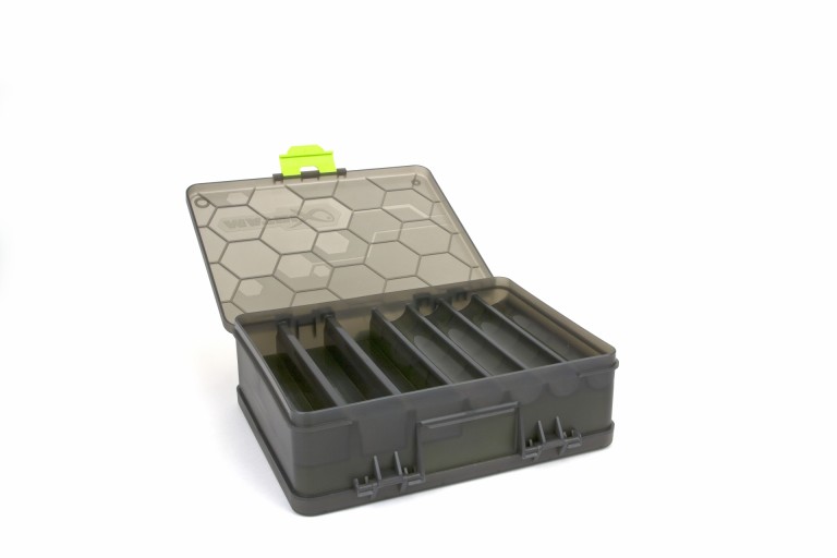 Matrix double sided feeder & tackle box