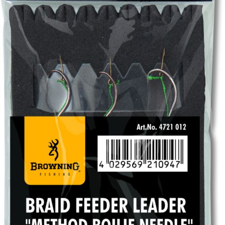 Browning Braid Feeder Leader Method Boilie Needle 