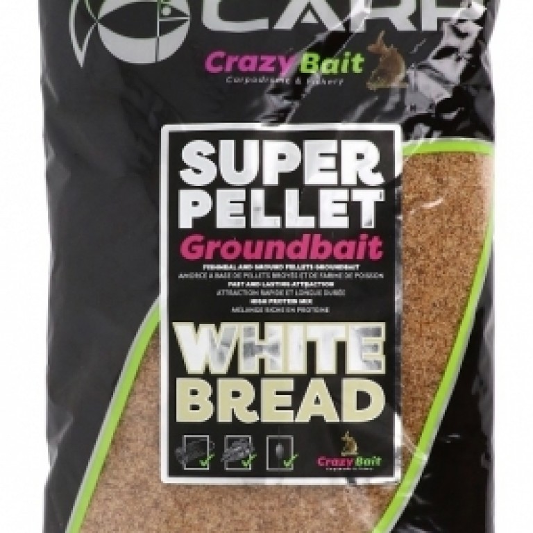 Sensas Crazy Bait Super Pellet Groundbait White Bread 